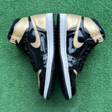 Jordan Patent Gold Toe 1s Size 11.5