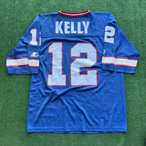 Vintage Buffalo Bills Jim Kelly Starter Jersey Size L