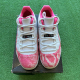 Jordan Pink Snake Skin Low 11s Size 12W/10.5M