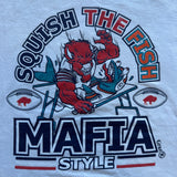 Vintage Buffalo Bills Squish the Fish Tee Size L
