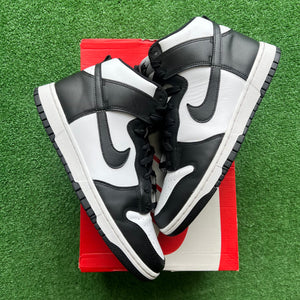 Nike Black White High Dunk Size 10.5