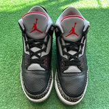 Jordan Black Cement 3s Size 13