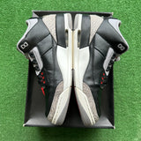 Jordan Black Cement 3s Size 10.5