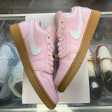 Jordan Arctic Pink Gum Low 1s. Size 8.5W/7M