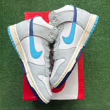 Nike Split Baltic Blue High Dunks Size 10