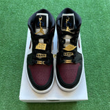 Jordan Dark Beetroot Mid 1s Size 7W/5.5M