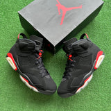 Jordan Black Infrared 6s Size 11.5