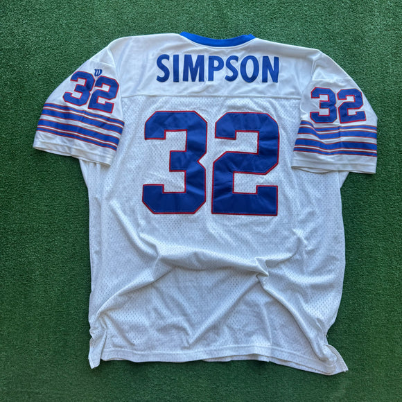 Vintage Buffalo Bills OJ Simpson Wilson Jersey Size 3XL/4XL