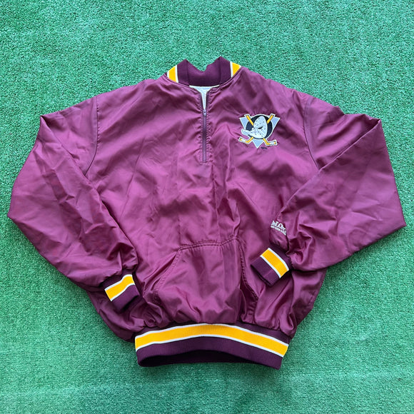 Vintage Anaheim Ducks Pullover Jacket Size L