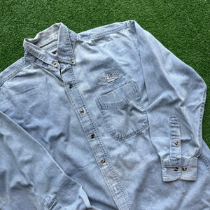 Vintage Ellicottville Denim Shirt Size M