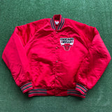 Vintage Chicago Bulls Satin Jacket Size L