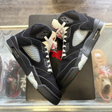 Jordan Black Metallic 5s Size 8.5