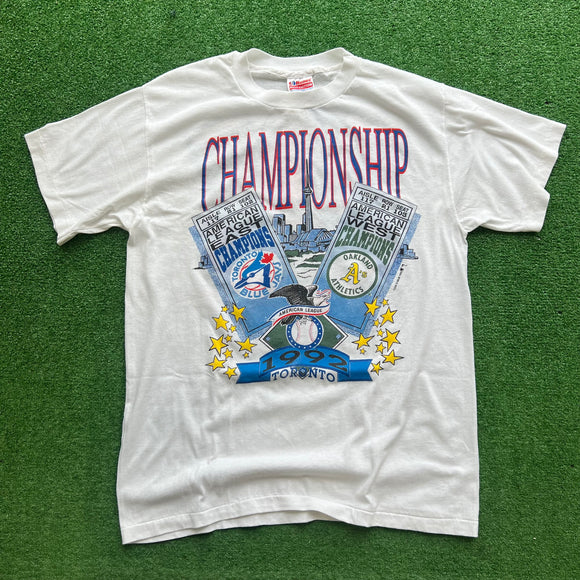 Vintage Toronto Blue Jays World Series Tee Size L