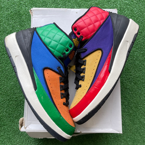 Jordan Multi Color 2s Size 11W/9.5M