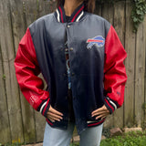 Vintage Buffalo Bills Leather Jacket Size L