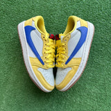 Jordan Travis Scott Canary Yellow Low 1s Size 5.5W/4M