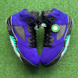 Jordan Alternate Grape 5s Size 12