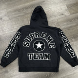 Supreme Team Chenille Pullover Hoodie Size XL