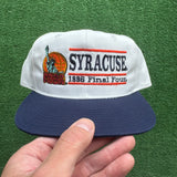 Vintage Syracuse Basketball Final Four Snapback Hat (buffalo)