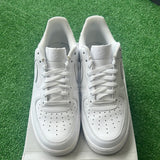Nike White Low Air Force 1s Size 10