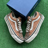 Vans Cocoa Brown Pearlized Old Skool 36s Size 8