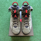 Jordan Travis Scott Olive 6s Size 10.5