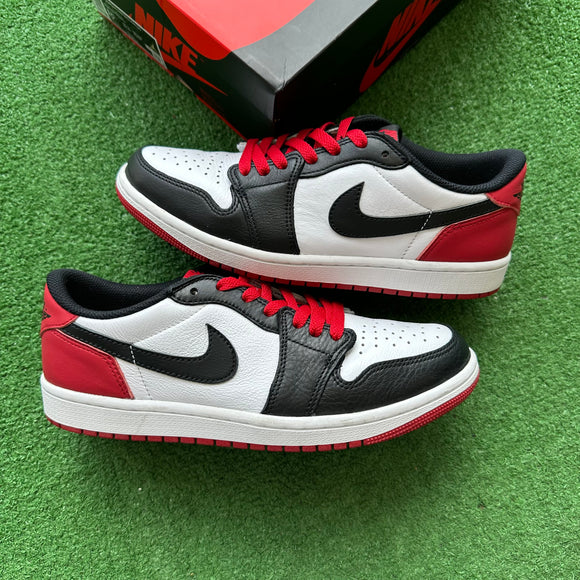 Jordan Black Toe Low 1s Size 8.5