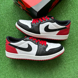 Jordan Black Toe Low 1s Size 8.5