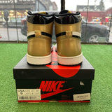 Jordan Patent Gold Toe 1s Size 9