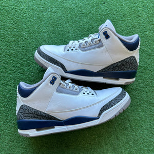 Jordan Midnight Navy 3s Size 8.5