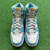 Nike Glacier Blue High Dunks Size 12