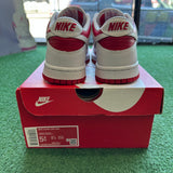 Nike Championship Red Low Dunk Size 5.5Y