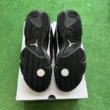 Jordan Black White 14s Size 12