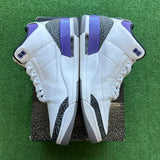 Jordan Dark Iris 3s Size 12