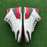 Jordan Fire Red 3s Size 11.5