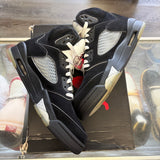 Jordan Black Metallic 5s Size 9.5