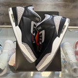 Jordan Black Cement 3s Size 12