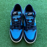Nike University Blue White Low Dunks Size 5Y