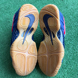 Nike Blue Void University Red Foamposites Size 6Y