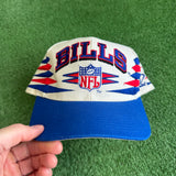 Vintage Buffalo Bills Logo Athletic Pro Line Diamond Cut Snapback Hat