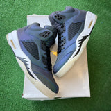 Jordan Oil Grey 5s Size 11W/9.5M