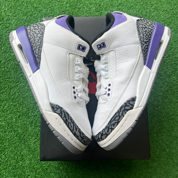 Jordan Dark Iris 3s Size 6Y