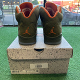 Jordan Olive 5s Size 9