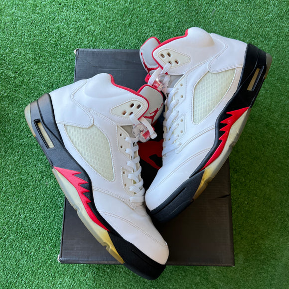 Jordan Fire Red 5s Size 12