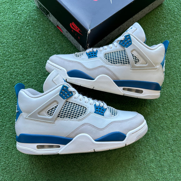 Jordan Military Blue 4s Size 10