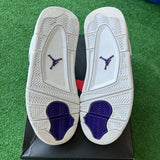 Jordan Metallic Purple 4s Size 6Y
