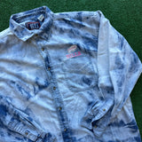 Vintage Buffalo Bills Denim Bleached Shirt Size XL