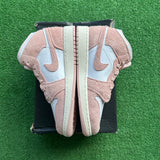 Jordan Legend Pink Mid 1s Size 6Y