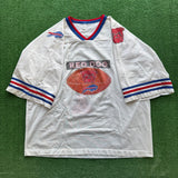 Vintage Buffalo Bills Red Dog Jersey Size XL