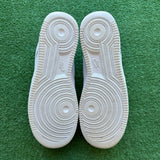 Nike White Low Air Force 1s Size 8